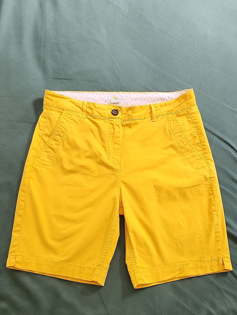 Boden Bermuda Shorts In Marigold Size 10